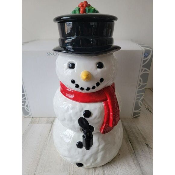 Dept 56 43217 Snowman Cider Server xmas figure - Picture 7 of 12